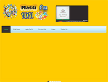 Tablet Screenshot of mastifm101.com
